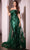 Cinderella Divine J876 - Floral Off-Shoulder Evening Gown Prom Dresses