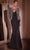 Cinderella Divine J881 - V-Neck Sheath Evening Gown Special Occasion Dress