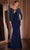 Cinderella Divine J881 - V-Neck Sheath Evening Gown Special Occasion Dress