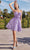 Cinderella Divine KV1089 - Corset Cocktail Dress with Sweetheart Neckline Cocktail Dresses 4 / Lavender