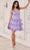 Cinderella Divine KV1090 - Tiered A-Line Silhouette Cocktail Dress Cocktail Dresses XXS / Lavender