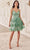 Cinderella Divine KV1090 - Tiered A-Line Silhouette Cocktail Dress Cocktail Dresses XXS / Sage