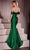 Cinderella Divine KV1115 - Foldover Mermaid Long Gown Prom Dresses