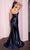 Cinderella Divine KV1118 - Asymmetrical Neck Long Gown Formal Gowns