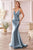 Cinderella Divine - Ruched Satin Evening Gown CH236 CCSALE