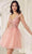 Cinderella Divine SF047 - Jeweled Detail Tulle Cocktail Dress Cocktail Dresses