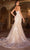 Cinderella Divine WL008 - Strapless Bridal Gown with Lace Embellishments Bridal Dresses