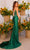 Clarisse 811205 - Jewel Accent Plunging V Neck Prom Dress Prom Dresses