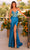 Clarisse 811205 - Jewel Accent Plunging V Neck Prom Dress Prom Dresses