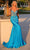 Clarisse 811218 - Beaded V-Neck Prom Dress Prom Dresses