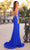 Clarisse 811290 - Glitter V Neck Sheath Prom Dress Prom Dresses