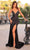 Clarisse 811290 - Glitter V Neck Sheath Prom Dress Prom Dresses