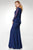 Clarisse M6538 - Long Sleeve Chiffon Formal Dress Mother of the Bride Dresses 6 / Navy