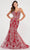 Colette By Daphne CL2051 - Sleeveless Glittering Prom Gown Evening Dresses 00 / Red/Silver