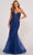 Colette By Daphne CL2067 - Sweetheart Tulle Prom Gown Evening Dresses 00 / Navy