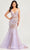 Colette By Daphne CL5109 - Lace Up Back Prom Dress Prom Dresses 00 / Lilac/Gold