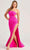 Colette By Daphne CL5198 - Embellished Lace Prom Dress Prom Dresses 00 / Hot Pink