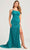 Colette By Daphne CL5198 - Embellished Lace Prom Dress Prom Dresses 00 / Jade