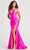 Colette By Daphne CL5204 - Corset Bodice Prom Dress Prom Dresses 00 / Hot Pink