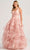 Colette By Daphne CL5273 - Flounce Skirt Prom Dress Prom Dresses 00 / Pink/Multi