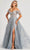 Colette By Daphne CL8150 - Embroidered Tulle Prom Dress Prom Dresses