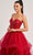 Colette By Daphne CL8290 - Strapless Tiered Prom Gown Prom Dresses