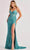 Colette By Daphne CL8405 - Lace Mermaid Prom Gown Prom Dresses 00 / Sea Glass