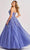 Colette By Daphne CL8420 - Floral Detail Prom Gown Prom Dresses