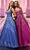 Colette By Daphne CL8420 - Floral Detail Prom Gown Prom Dresses