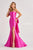 Colette By Daphne CL8470 - Bow Back Prom Gown Prom Dresses 00 / Fuchsia