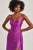 Colette By Daphne CL8480 - Cutout Midriff Prom Gown Prom Dresses 00 / Bright Purple