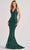 Colette By Daphne CL8495 - Halter Sequin Prom Gown Prom Dresses 00 / Spruce