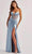 Colette By Daphne CL8560 - Bejeweled Corset Prom Gown Prom Dresses 00 / Dusty Blue