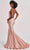 Colette By Daphne CL8580 - Metallic Halter Prom Dress Prom Dresses