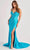 Colette By Daphne CL8620 - Open Back Prom Gown Prom Dresses 00 / Turquoise