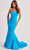 Colette By Daphne CL8670 - Lace Mermaid Prom Dress Prom Dresses 00 / Turquoise