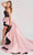 Colette By Daphne CL8695 - Two-Toned Overskirt Prom Dress Prom Dresses