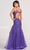 Colette for Mon Cheri CL2024 - V-Neck Bead Embellished Evening Dress Prom Dresses 8 / Hot Pink