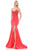 Colors Dress 3131 - Beaded V-Neck Prom Dress Prom Dresses 0 / Poppy