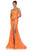 Colors Dress 3139 - Scoop Neck Embellished Prom Dress Prom Dresses 0 / Orange