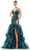 Colors Dress 3214 - Ruffle Flare Prom Dress Prom Dresses 0 / Deep Green