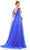 Colors Dress 3242 - V-Neck Sash Prom Dress Evening Dresses