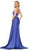 Colors Dress 3305 - Jeweled V-Neck Prom Dress Evening Dresses