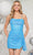 Colors Dress 3328 - Sequin Cowl Neck Cocktail Dress Homecoming Dresses