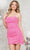 Colors Dress 3328 - Sequin Cowl Neck Cocktail Dress Homecoming Dresses