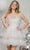 Colors Dress 3332 - Sweetheart Tulle Cocktail Dress Special Occasion Dress 0 / White