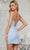 Colors Dress 3336 - Floral Embroidered Sleeveless Cocktail Dress Cocktail Dresses