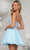 Colors Dress 3342 - Ruched A-Line Short Dress Special Occasion Dress