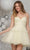 Colors Dress 3367 - Glitter Sweetheart Neck Cocktail Dress Homecoming Dresses