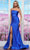 Colors Dress 3407 - Beaded One Shoulder Prom Dress Special Occasion Dress 0 / Royal